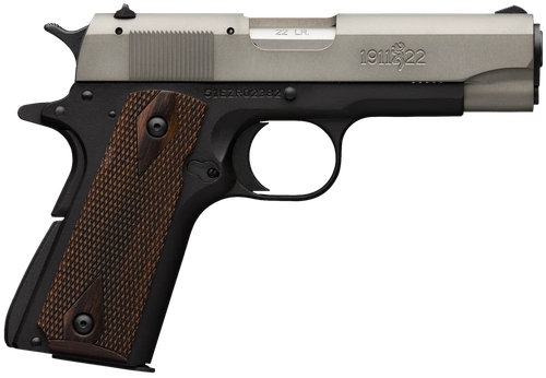 Browning 1911-22 A1 Pistol 051879490, 22LR, 4.25in, Wood Grips, 10 Rds