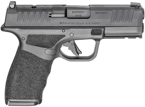Springfield Hellcat Pro OSP Pistol HCP9379BOSP15, 9mm, 3.7", Optic Ready, Adaptive Texture Grips, Black Finish, 15 Rds