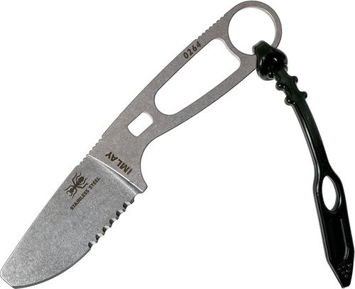 ESEE Knives Imlay Rescue Knife w/Serrated Edge, Blunted Tip, Skeletonized Grip, and Black Sheath (ESEE-IMLAY)