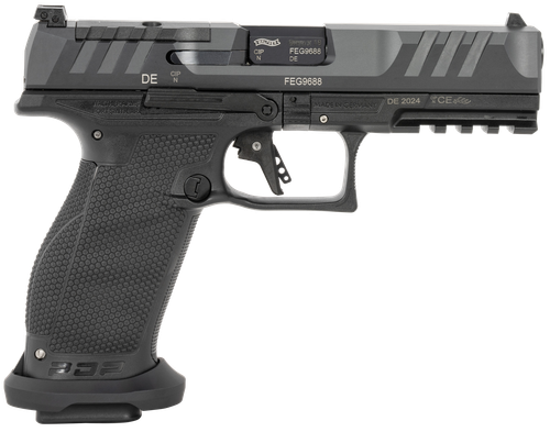 Walther PDP Pro-E Optic Ready Pistol 2884950, 9mm Luger, 4.50in, Performance Duty Texture, Black Finish, 20 Rds
