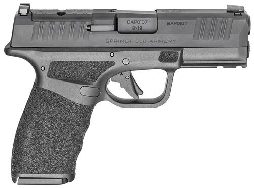 Springfield Hellcat Pro OSP Pistol HCP9379BOSPLC, 9mm, 3.7", Optic Ready, Adaptive Texture Grips, Black Finish, 10 Rds