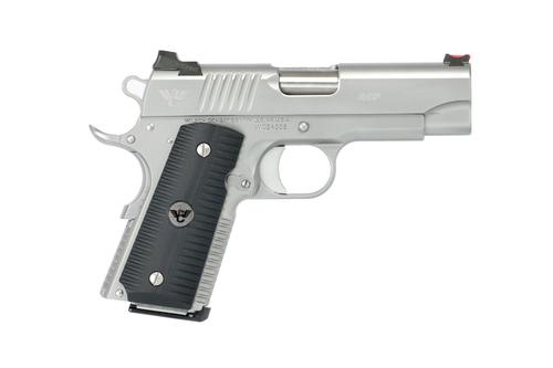 Wilson Combat ACP Compact Pistol ACP-CP-9-SS, 9mm, 4in, Eagle Claw Grips, Bead-Blasted Stainless, 10 Rds