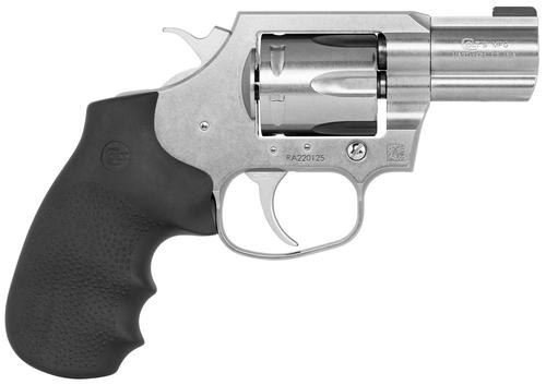 Colt King Cobra Revolver KCOBRASB2BBS, 357 Magnum, 2", Hogue Overmolded Grips, Stainless Steel Finish, 6