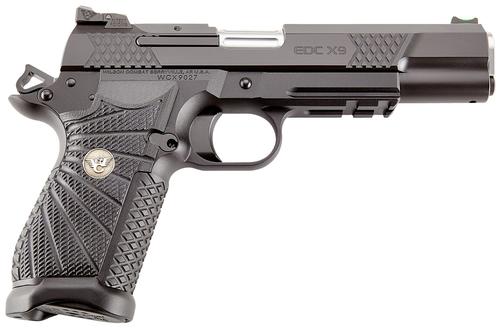 Wilson Combat EDC X9L Pistol EDCXLPR9A, 9mm Luger, 5in, Black G10 Starburst Grips, Black Finish, 15 Rds