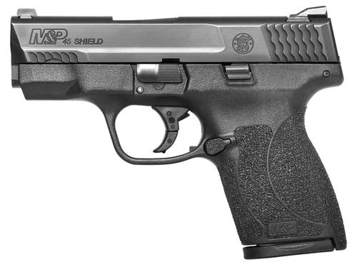 Smith & Wesson M&P Shield Pistol 11726, 45 ACP, 3.3", Black Synthetic Grips, Night Sights, Black Finish, 7 Rds
