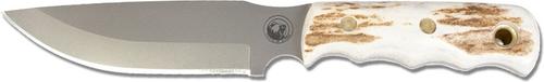 Knives of Alaska Bush Camp Stag Fixed Drop Point Blade Knife (00037FG)