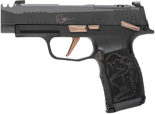 Sig Sauer P365XL Rose OR Pistol 365XL-9-ROSE-MS, 9mm, 3.1", Black Finish w/ Matte Rose Controls, 12 Rds