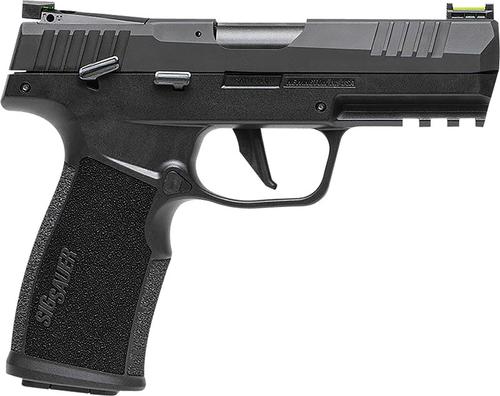 Sig Sauer P322 Pistol 322CBAS, 22 LR, 4" Threaded Barrel, Polymer Grip, Black Finish, Optic Ready, 20 rd