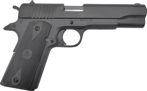 Rock Island Armory GI Pistol 56867, 10mm Auto, 5in, Black Rubber Grips, Black Parkerized Finish, 8 Rds