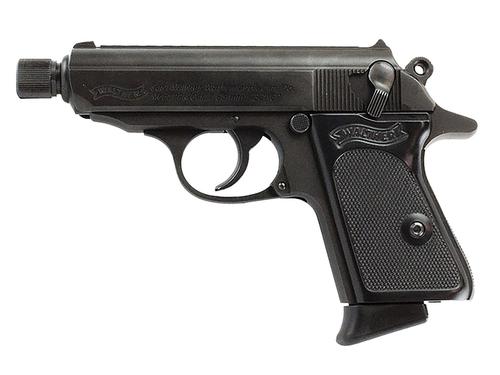 Walther PPK Pistol 4796061, 32 ACP, 3.30in, Polymer Grips, Black Finish, 6 Rds