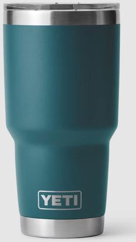 Yeti Rambler Tumbler 30oz Stainless Steel Cup, DuraCote Agave Teal, W/ Magslider Lid (21071502573)