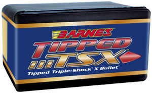 Barnes Tipped Triple Shock X (TTSX), .308", 30 Caliber, BT, 130 Grain, 50 Per Box(30873), Not Loaded