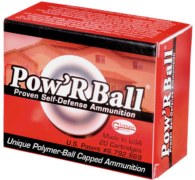 Corbon PowRball Pistol Ammunition PB40135/20, 40 S&W, Powerball, 135 GR, 1325 fps, 20 Rd/bx