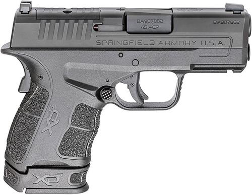 Springfield XDS Mod 2 OSP Compact Pistol XDSG93345BOSP, 45 ACP, 3.3 in, Black Polymer Grip, Black Finish, 5 Rd