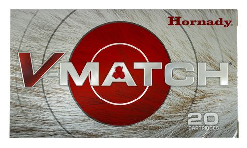Hornady V-Match Rifle Ammunition 83414, 22 Creedmoor, ELD-VT, 69 GR, 3550 FPS, 20 Rd/Bx