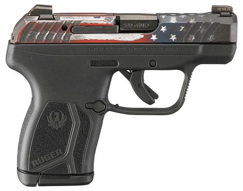 Ruger LCP Max Pistol 13745, 380 ACP, 2.80in, Black Polymer Frame w/Serrated Trigger Guard w/Black Nylon Grips, Black Finish, 10 Rds