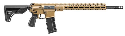 FN 15 DMR3 Semi-Auto Rifle 36100676, 5.56x45mm NATO, 18", FDE Cerakote, Collapsible Stock, 30 Rds
