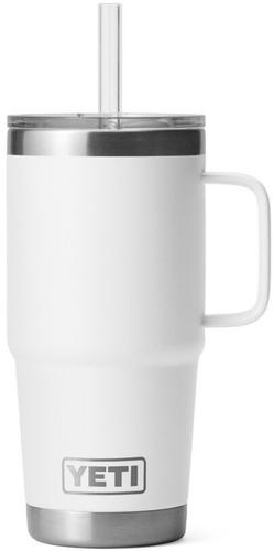 Yeti Rambler 35oz Travel Mug w/ Straw Lid (21071501812) Stainless Steel, White