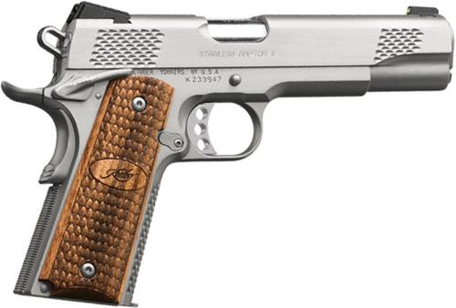 Kimber 3200386 Stainless Raptor II Pistol - 10MM, 5 in Barrel, Stainless Frame/Slide
