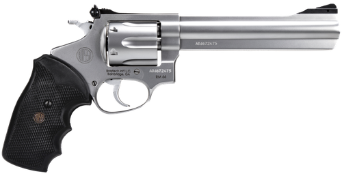 Rossi RM66 Revolver 2RM69, 357 Mag, 6", Black Rubber Grips, Stainless Steel Finish, 6 Rds
