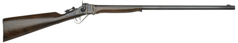Taylors Sharps Half-Pint Rifle 920191, 38-55 Winchester, 26 in, Hardwood Stock, Blue Steel Barrel/Case Hardened Frame