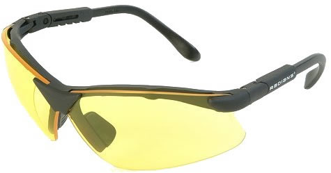 Radians Revelation Anti Fog Yellow Glasses w/5 Position Ratchet Temples (RV0140CS)