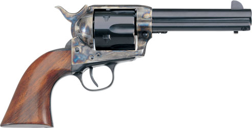 Uberti 1873 Cattleman II Steel Revolver U356500, 357 Magnum, 4.75", One Piece Walnut Stock, Blued Finish
