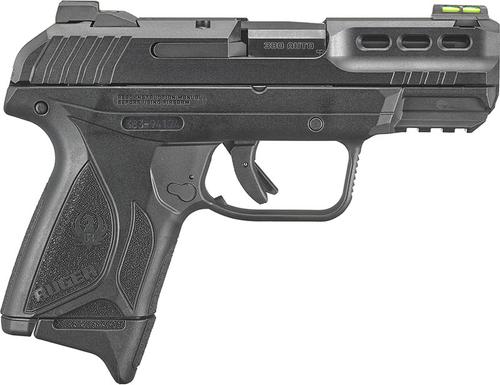 Ruger Security-380 Pistol 3839, 380 ACP, 3.42", Black Polymer Frame/Grip, Black Oxide Barrel, Serrated Steel Slide, 15 Rds