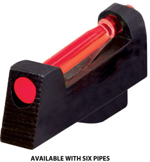 HiViz Glock Fiber Optic Front Sight Red (GL2011)