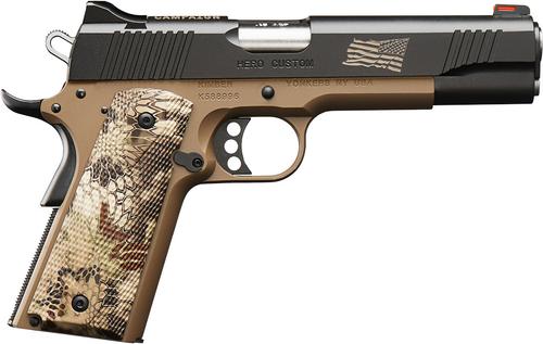 Kimber Hero Custom II Pistol 3200383, 45 ACP, 5", Composite Grips, Two-Tone Finish, 7 Rd