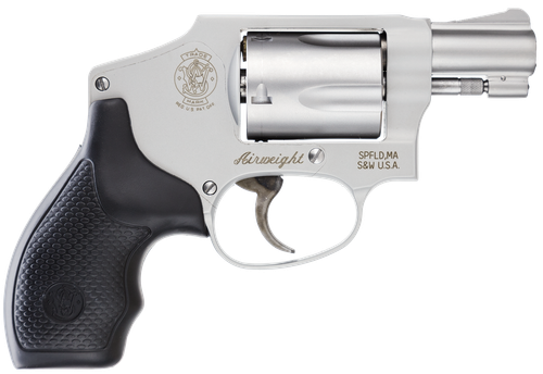 Smith & Wesson Model 642 Airweight Revolver 103810, 38 Spl +P, 1.88", Polymer Grip, Matte Silver Finish, 5 Rds
