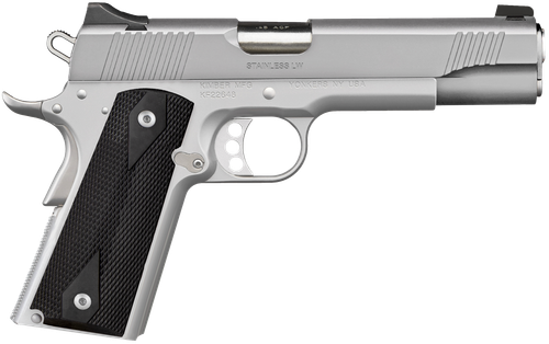 Kimber Stainless LW Club Bundle Pistol 3700826, 45 ACP, 5", Black Synthetic Grips, Stainless Finish