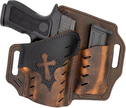 Versacarry Guardian Holster w/Mag Pouch, Outside The Waistband, Left Hand, Underground Arch Angel Edition, Size 2, Fits Most 1911 Models (UGMA2BRNL)