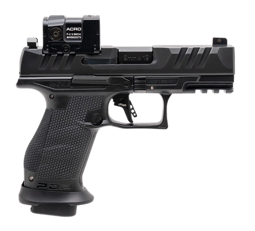 Walther PDP Pro w/Optic Optic Ready Pistol 4797067, 9mm Luger, 4in, Interchangeable Backstrap, Black Finish, 18 Rds