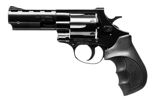EAA Windicator Double Action Revolver EARB384, 38 Special, 4", Black Rubber Grips, Blued Alloy Finish, Alloy Frame, 6 Rds