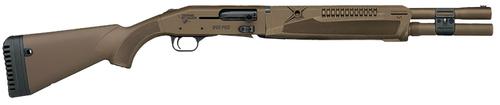 Mossberg 940 Pro SPX Tactical Shotgun 85181, 12 Gauge, 18.5", 3" Chmbr, Black Synthetic Stock, FDE Finish, 7+1