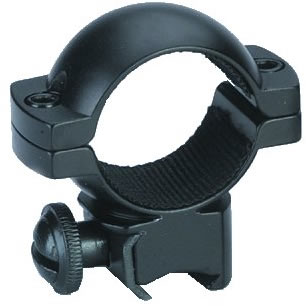 Traditions Aluminum Rings A797DS, .22 & Airguns W/Grooved Rcvr, Medium, 1", Matte Black