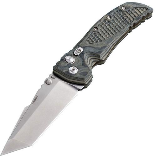 Hogue EX-F01 Folding Knife w/Tanto Blade, G-Mascus Green G10 (34148)