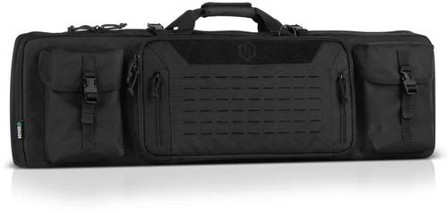 Savior Equipment Urban Warfare Double Rifle Case, 36", Black (RB-3612DG-VER2-BK)