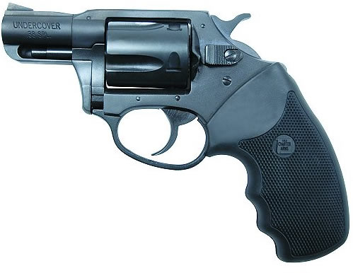 Charter Arms Undercover Revolver 13820, 38 Special, 2", Black Rubber Grip, Blue Finish, 5 Rd