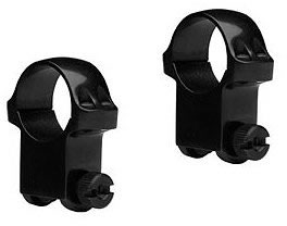 Ruger 90272 6B 1 in Extra High Blue Scope Ring In Clamshell Package