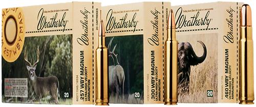 Weatherby Ammunition, K, B460450TSX, 460 Weatherby, Barnes Triple Shock X-Bullet, 450 GR, 2660 fps, 20 Rd/bx