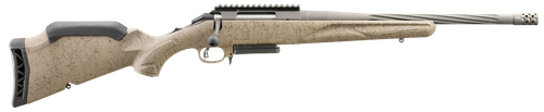 Ruger American Ranch II Rifle 46929, 308 Winchester, 16" Threaded, FDE Splatter Gen II American Stock, Gun Metal Gray Cerakote