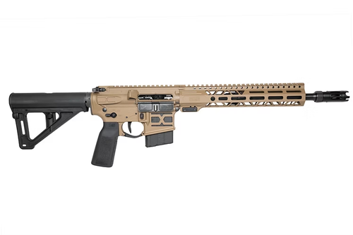Custom & Collectible Faxon Firearms AR Pistol, CNCFXN338, 338 ARC, 12.5", Magpul Brace, FDE Finish, 25 Rds