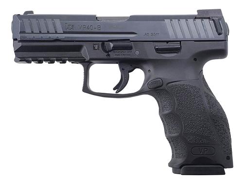 Heckler & Koch VP40B Pistol 81000272, 40 S&W, 4.09", Black Grips, Black Finish, 10 Rds, Night Sights