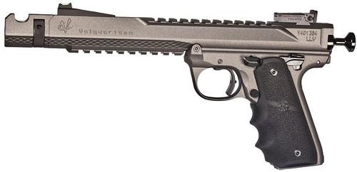 Volquartsen Black Mamba Pistol VF4M-0063, 22 Long Rifle, 6", Hogue Grip, Tungsten Finish, 10 Rds