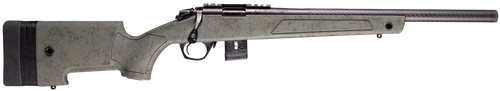 Bergara BMR X Bolt Action Rifle BMR010, 22 WMR, 18" Threaded, Carbon, Black w/ Green Stock, 10 Rds