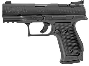 Walther Q4 SF Steel Frame Optics Ready Pistol 2843323, 9mm Luger, 4", Black Grip, Black Finish, 15 Rds