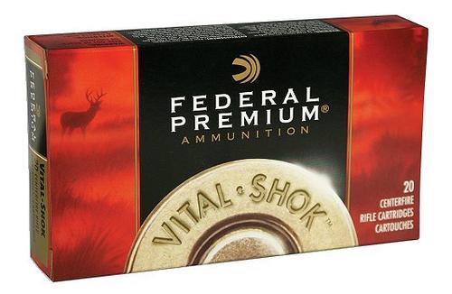 Federal Premium Vital-Shok Rifle Ammunition P7RN, 7 mm Remington Mag, Barnes Triple Shock X-Bullet, 160 GR, 2940 fps, 20 Rd/bx