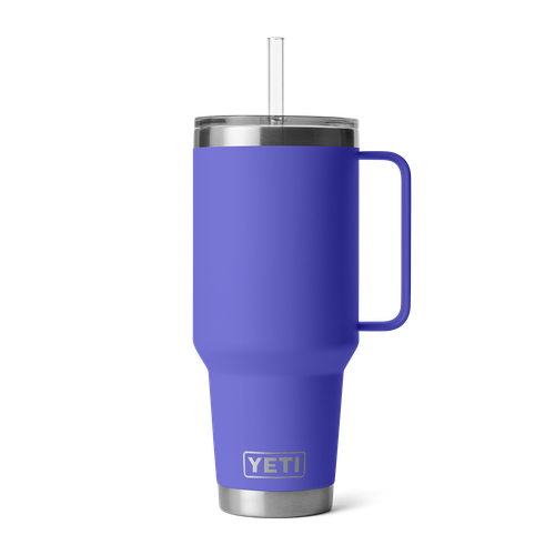 Yeti Rambler 42oz Travel Mug w/ Straw Lid (21071504797) Stainless Steel, Ultramarine Violet